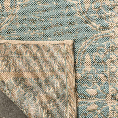 Safavieh Linden Lnd174L Cream / Aqua Area Rug