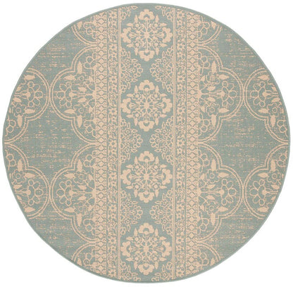 Safavieh Linden Lnd174L Cream / Aqua Area Rug