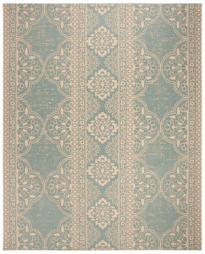 Safavieh Linden Lnd174L Cream / Aqua Area Rug