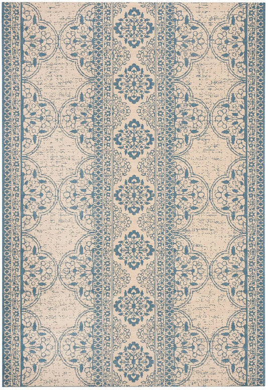 Safavieh Linden Lnd174M Blue / Creme Area Rug