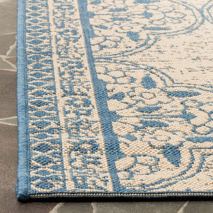 Safavieh Linden Lnd174M Blue / Creme Area Rug