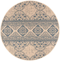 Safavieh Linden Lnd174M Blue / Creme Area Rug