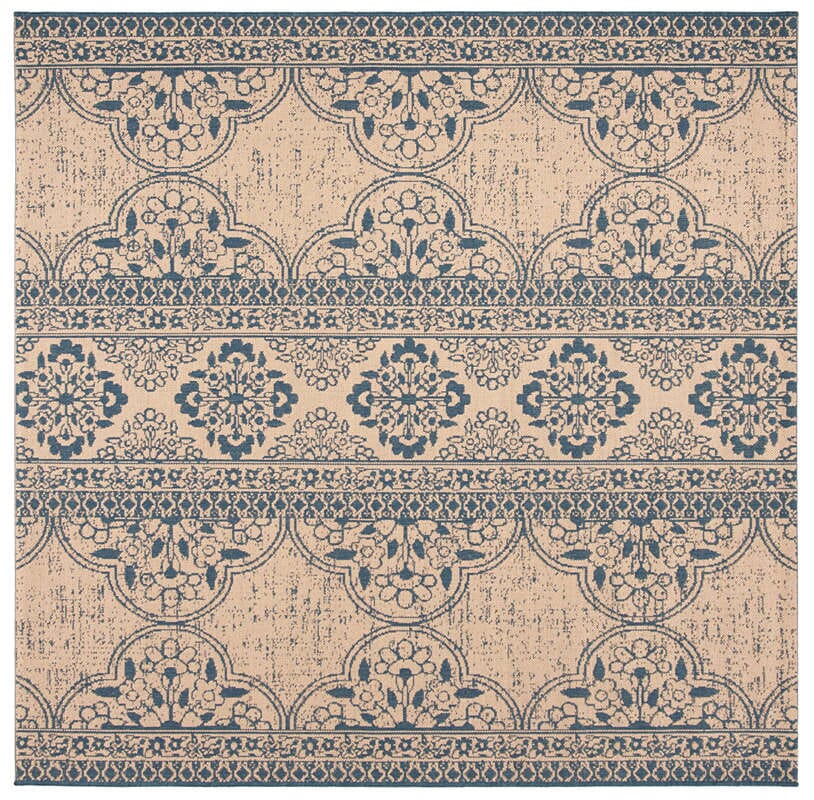 Safavieh Linden Lnd174M Blue / Creme Area Rug