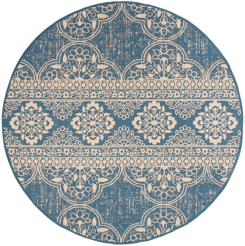 Safavieh Linden Lnd174N Cream / Blue Area Rug