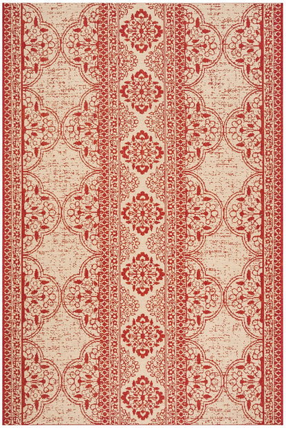 Safavieh Linden Lnd174Q Red / Creme Area Rug