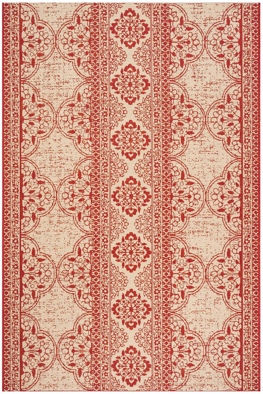 Safavieh Linden Lnd174Q Red / Creme Area Rug