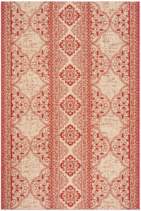 Safavieh Linden Lnd174Q Red / Creme Area Rug