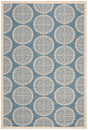 Safavieh Linden Lnd176M Blue / Creme Rugs.