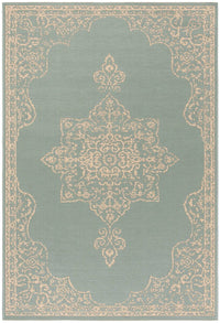 Safavieh Linden Lnd180L Cream / Aqua Area Rug