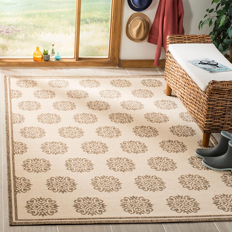 Safavieh Linden Lnd181A Cream / Beige Geometric Area Rug