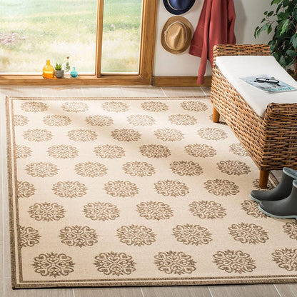 Safavieh Linden Lnd181A Cream / Beige Geometric Area Rug