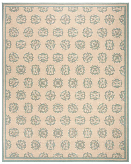 Safavieh Linden Lnd181L Cream / Aqua Rugs.