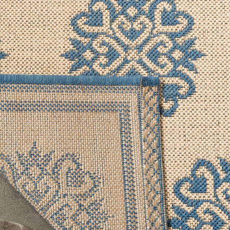 Safavieh Linden Lnd181M Blue / Creme Rugs.