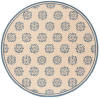 Safavieh Linden Lnd181M Blue / Creme Geometric Area Rug