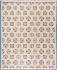 Safavieh Linden Lnd181M Blue / Creme Geometric Area Rug