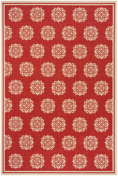 Safavieh Linden Lnd181Q Red / Creme Rugs.