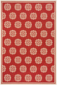 Safavieh Linden Lnd181Q Red / Creme Geometric Area Rug