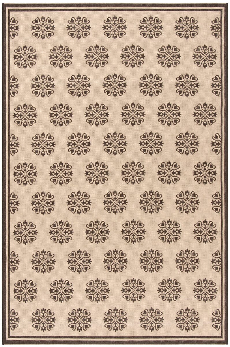 Safavieh Linden Lnd181U Creme / Brown Geometric Area Rug