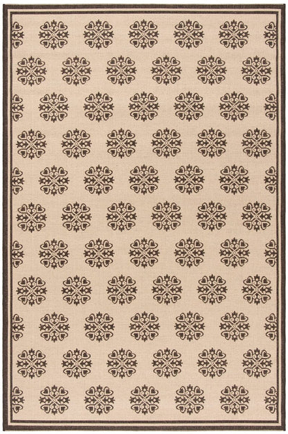 Safavieh Linden Lnd181U Creme / Brown Geometric Area Rug