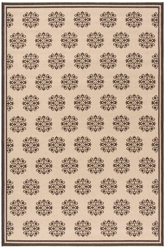 Safavieh Linden Lnd181U Creme / Brown Geometric Area Rug