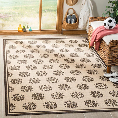 Safavieh Linden Lnd181U Creme / Brown Rugs.