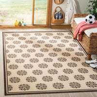 Safavieh Linden Lnd181U Creme / Brown Geometric Area Rug