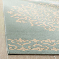 Safavieh Linden Lnd183L Cream / Aqua Area Rug