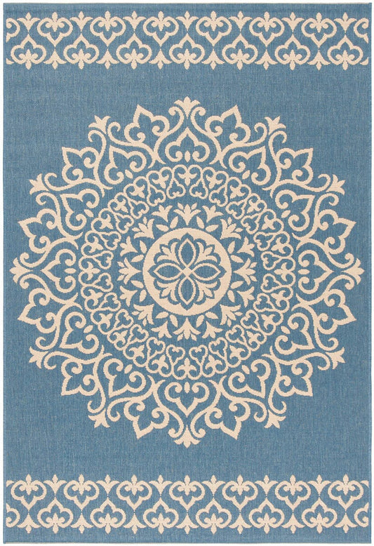 Safavieh Linden Lnd183N Cream / Blue Area Rug