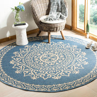 Safavieh Linden Lnd183N Cream / Blue Area Rug