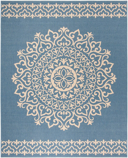 Safavieh Linden Lnd183N Cream / Blue Area Rug