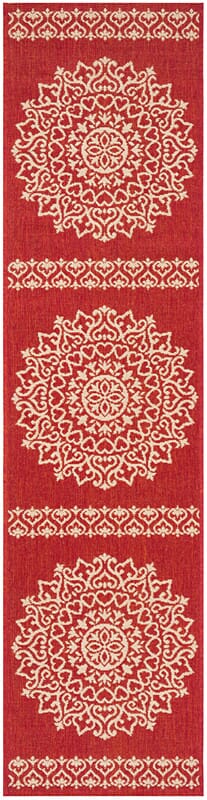 Safavieh Linden Lnd183Q Red / Creme Area Rug