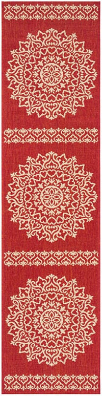 Safavieh Linden Lnd183Q Red / Creme Area Rug