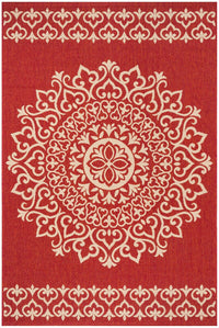 Safavieh Linden Lnd183Q Red / Creme Area Rug