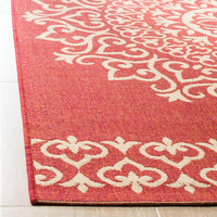 Safavieh Linden Lnd183Q Red / Creme Area Rug