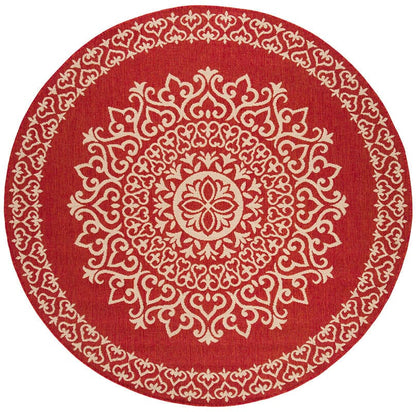 Safavieh Linden Lnd183Q Red / Creme Area Rug