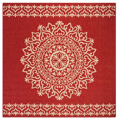 Safavieh Linden Lnd183Q Red / Creme Area Rug