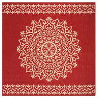 Safavieh Linden Lnd183Q Red / Creme Area Rug