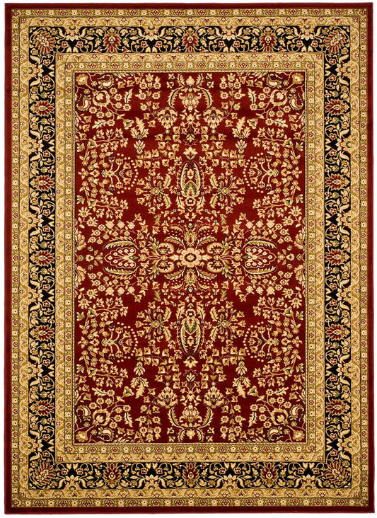 Safavieh Lyndhurst Lnh214A Red / Black Area Rug