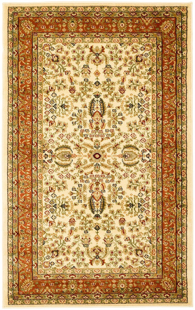 Safavieh Lyndhurst lnh214r Ivory / Rust Rugs.