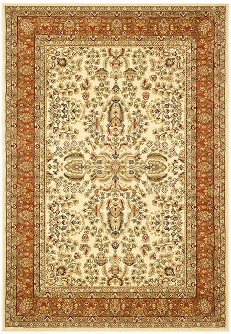 Safavieh Lyndhurst lnh214r Ivory / Rust Rugs.