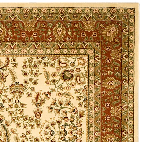 Safavieh Lyndhurst Lnh214R Ivory / Rust Area Rug