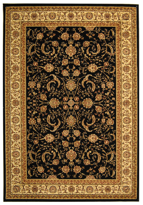 Safavieh Lyndhurst lnh219a Black / Ivory Rugs.