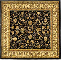 Safavieh Lyndhurst Lnh219A Black / Ivory Area Rug