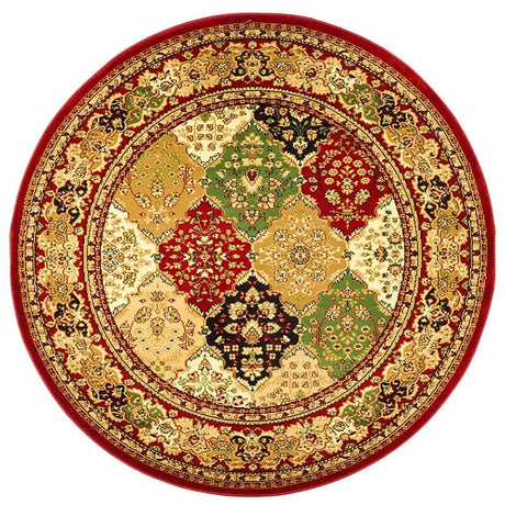 Safavieh Lyndhurst Lnh221B Multi / Red Area Rug