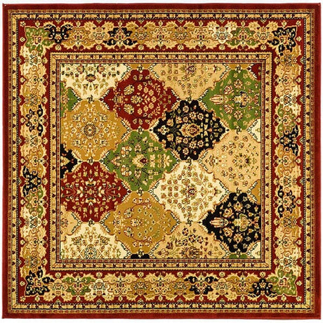 Safavieh Lyndhurst Lnh221B Multi / Red Area Rug