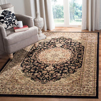 Safavieh Lyndhurst Lnh222A Black / Ivory Area Rug