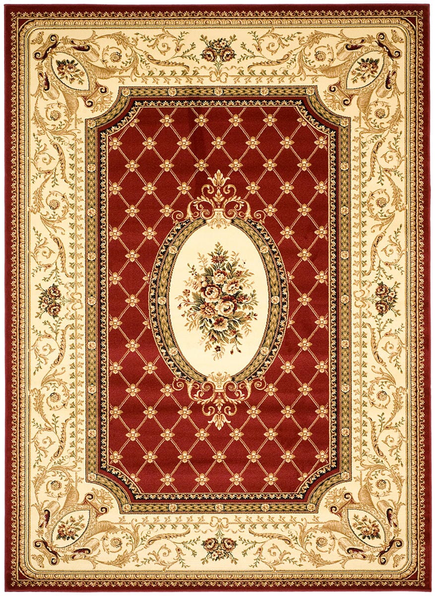 Safavieh Lyndhurst Lnh223B Red / Ivory Area Rug