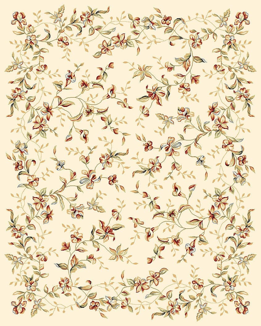 Safavieh Lyndhurst Lnh325A Ivory Floral / Country Area Rug