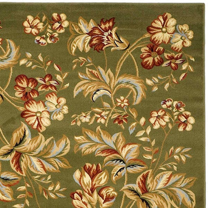 Safavieh Lyndhurst Lnh326B Sage Floral / Country Area Rug