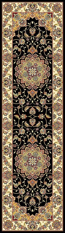 Safavieh Lyndhurst Lnh329A Black / Ivory Area Rug